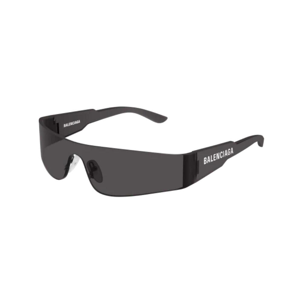 NEW BALENCIAGA unisex bb0041s rectangular non-polarized sunglasses in black-grey - Picture 1 of 2